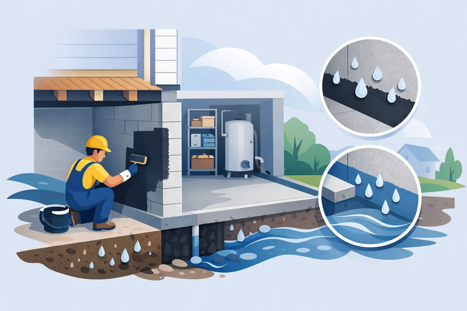 რომელი ჰიდროიზოლაცია სჭირდება სარდაფს